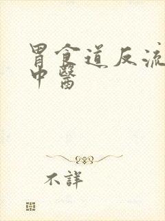 胃食道反流医治中医