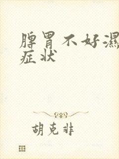 脾胃不好湿气重症状