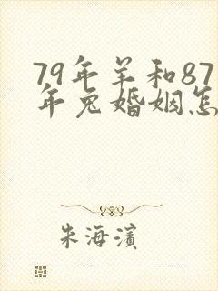 79年羊和87年兔婚姻怎么样