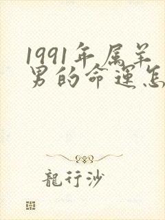 1991年属羊男的命运怎么样