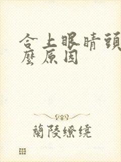 合上眼睛头晕什么原因