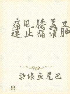 痛风膝盖又疼快速止痛消肿封面