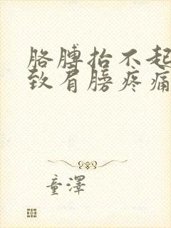 胳膊抬不起来导致肩膀疼痛