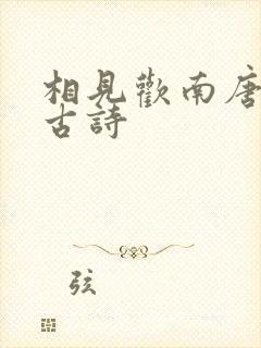 相见欢南唐李煜古诗