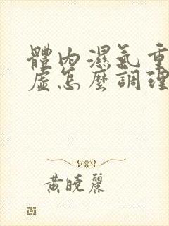 体内湿气重脾胃虚怎么调理