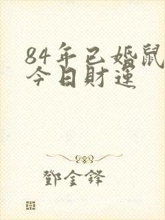 84年已婚鼠女今日财运