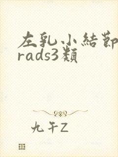 左乳小结节birads3类