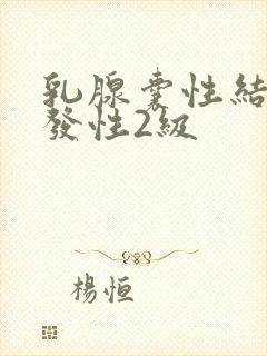 乳腺囊性结节多发性2级