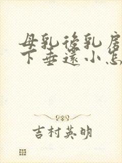 母乳后乳房干瘪下垂还小怎么办