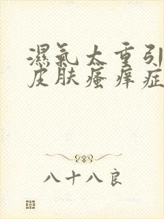 湿气太重引起的皮肤瘙痒症状