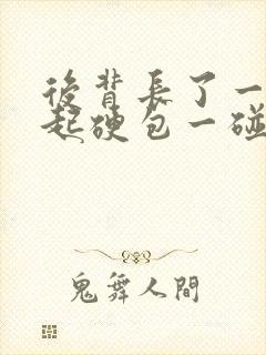 后背长了一个凸起硬包一碰就痛