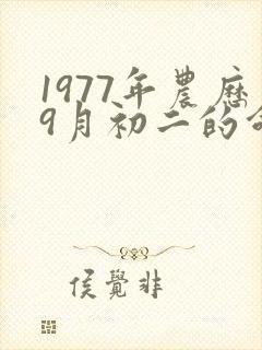 1977年农历9月初二的命运是怎样的