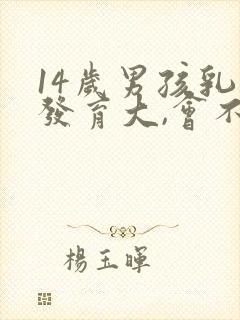 14岁男孩乳房发育大,会不会有事