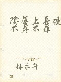 阴唇上长硬疙瘩不疼不痒