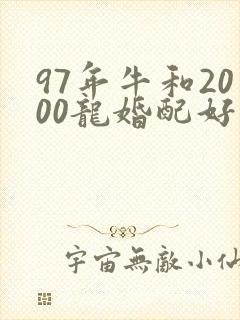97年牛和2000龙婚配好不