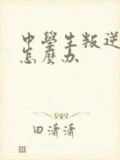 中学生叛逆家长怎么办