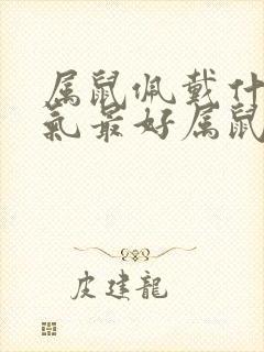 属鼠佩戴什么运气最好属鼠