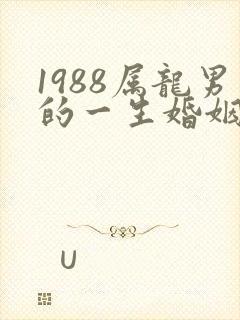 1988属龙男的一生婚姻状况