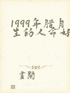 1999年腊月生的人命好不好