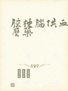 腔梗脑供血吃什么药