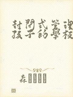 封闭式管理叛逆孩子的学校的费用