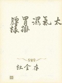 脾胃湿气太重怎样排