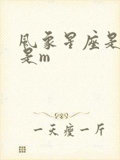 风象星座是s还是m