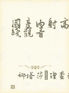 国产内射高潮在线观看