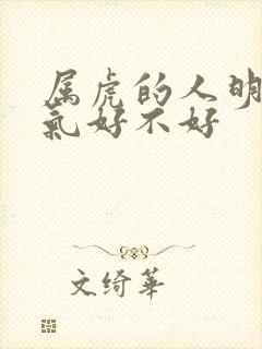 属虎的人明天运气好不好