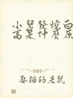 小儿发烧白细胞高是什么原因