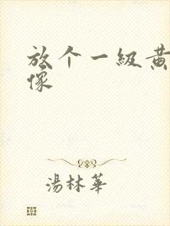 放个一级黄色录像