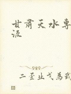 甘肃天水专线物流