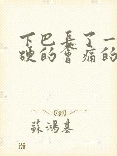 下巴长了一个硬硬的会痛的痘封面