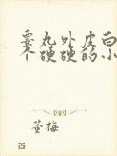 睾丸外皮白色有个硬硬的小疙瘩