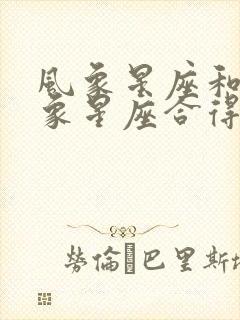 风象星座和什么象星座合得来