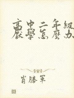 高中二年级学生厌学怎么办封面