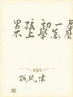 男孩 初一厌学不上学怎么办