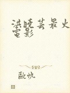 洪晓芸最火十部电影封面