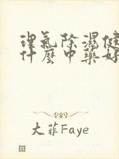 理气除湿健脾吃什么中药好些封面