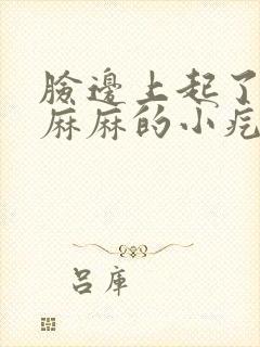 脸边上起了密密麻麻的小疙瘩