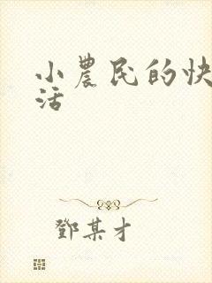 小农民的快乐生活封面
