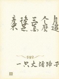 产后三个月奶水不足怎么追