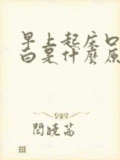 早上起床口苦舌白是什么原因