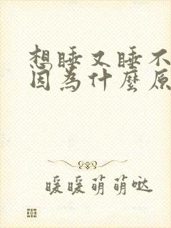 想睡又睡不着是因为什么原因