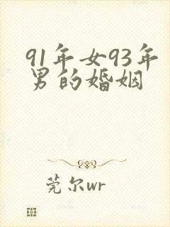 91年女93年男的婚姻封面