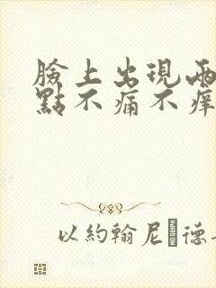 脸上出现两个红点不痛不痒封面