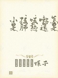 小孩咳嗽怎么看是肺热还是受凉了封面