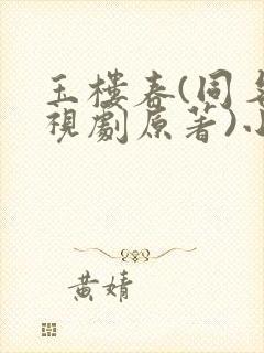 玉楼春(同名电视剧原著)小说