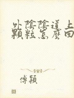 外阴阴道上有小颗粒怎么回事