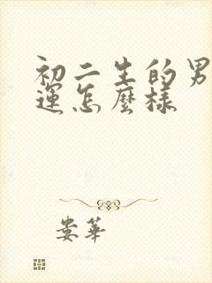 初二生的男孩命运怎么样封面